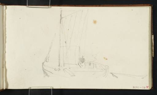 Joseph Mallord William Turner, ‘A Barge Sailing’ c.1807
