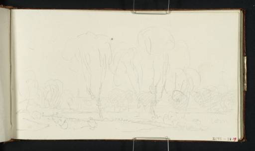 Joseph Mallord William Turner, ‘A Wooded River Bank’ c.1807