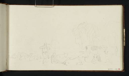 Joseph Mallord William Turner, ‘Figures and Cattle’ c.1807