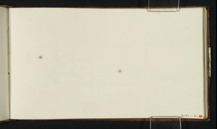 Joseph Mallord William Turner, ‘Blank’ c.1805-7 (Blank right-hand page of sketchbook)