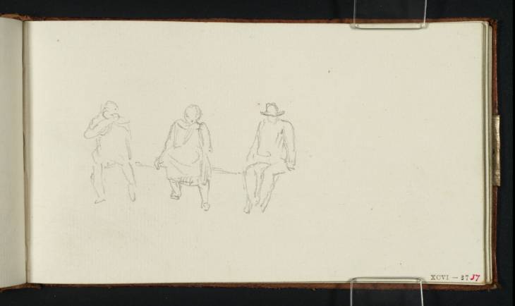 Joseph Mallord William Turner, ‘Three Seated Figures’ c.1807