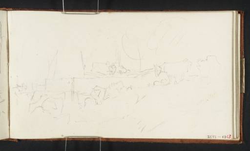 Joseph Mallord William Turner, ‘River Bank with Cattle’ c.1807