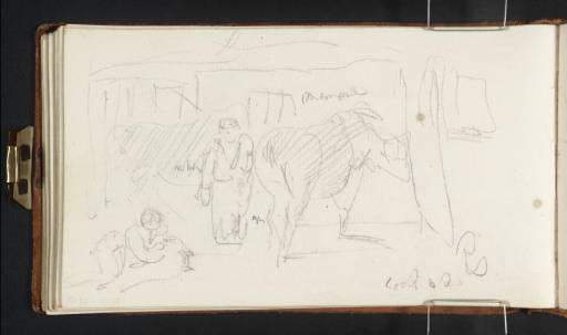 Joseph Mallord William Turner, ‘A Blacksmith Shoeing a Horse’ c.1807
