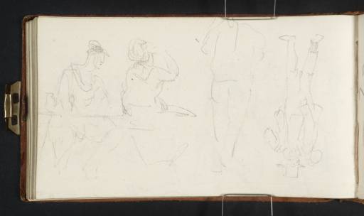 Joseph Mallord William Turner, ‘Two Women Seated and Two Men Standing’ c.1807