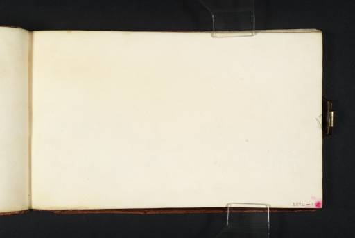 Joseph Mallord William Turner, ‘Blank’ c.1807 (Blank right-hand page of sketchbook)