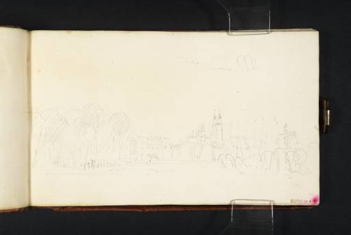 Joseph Mallord William Turner, ‘Eton College and Chapel from the North’ c.1806-8