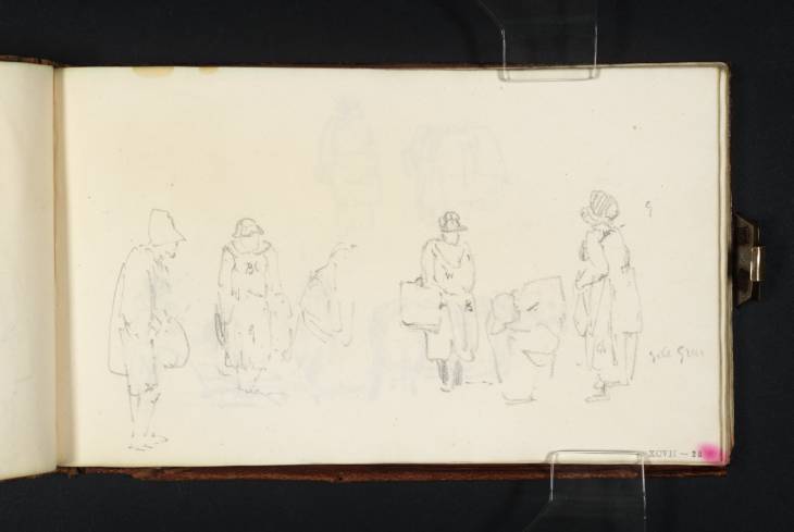 Joseph Mallord William Turner, ‘Male and Female Field Hands’ c.1806-8