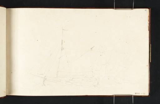 Joseph Mallord William Turner, ‘A Barge and Vessels Sailing’ c.1805-9
