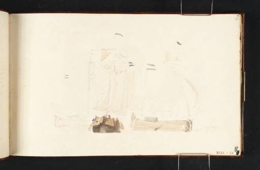 Joseph Mallord William Turner, ‘Barges’ c.1805-9