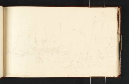 Joseph Mallord William Turner, ‘Ships' Boats Victualling’ c.1805-9