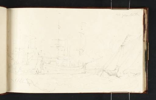 Joseph Mallord William Turner, ‘Merchantmen at Anchor’ c.1805-9