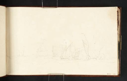 Joseph Mallord William Turner, ‘Hulks and Barges’ c.1805-7
