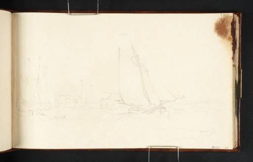 Joseph Mallord William Turner, ‘Hulk and Barges’ c.1805-7