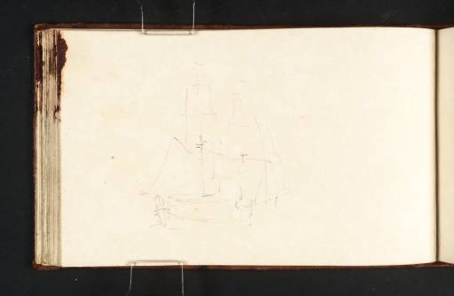 Joseph Mallord William Turner, ‘Merchantman Sailing’ c.1805-9