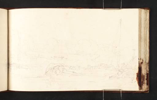 Joseph Mallord William Turner, ‘River Scene, with Barges’ c.1805-9