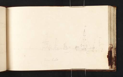 Joseph Mallord William Turner, ‘The Nore Lightship’ c.1805-9
