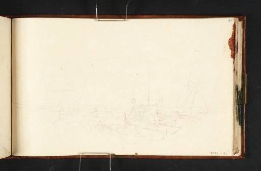 Joseph Mallord William Turner, ‘Small Boats in a Choppy Sea’ c.1805-9