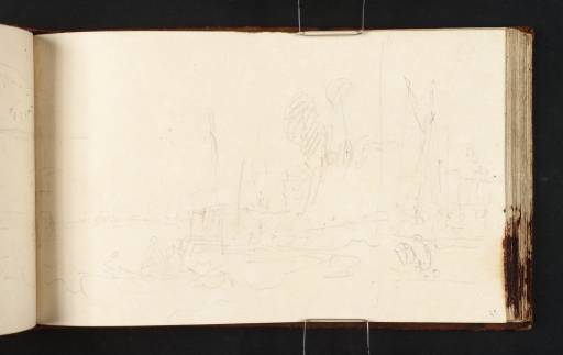 Joseph Mallord William Turner, ‘River Scene off Gravesend’ c.1805-9
