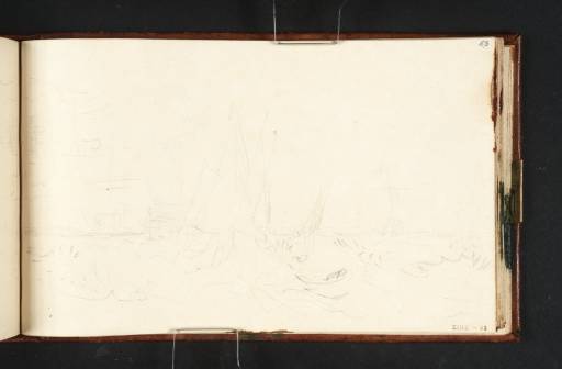 Joseph Mallord William Turner, ‘Boats in Rough Sea’ c.1805-9