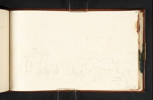 Joseph Mallord William Turner, ‘Boats at Low Tide’ c.1805-9