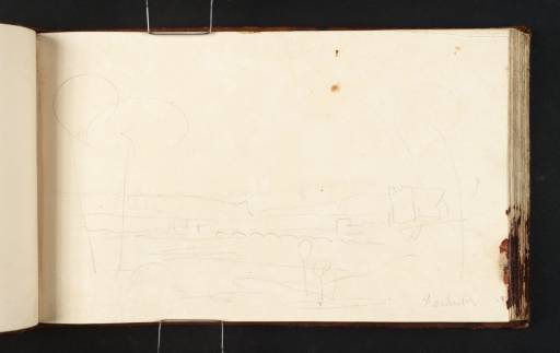 Joseph Mallord William Turner, ‘Rochester Bridge and Castle’ c.1805-9
