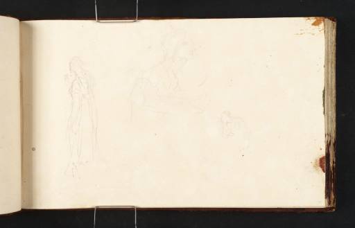 Joseph Mallord William Turner, ‘Three Sketches of a Woman: Study for 'The Unpaid Bill, or the Dentist Reproving his Son's Prodigality'’ c.1807-8