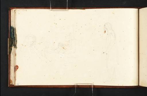 Joseph Mallord William Turner, ‘Two Figures: Study for 'The Unpaid Bill, or the Dentist Reproving his Son's Prodigality'’ c.1807-8