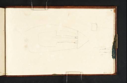 Joseph Mallord William Turner, ‘Diagram of a Boat’ c.1806-9