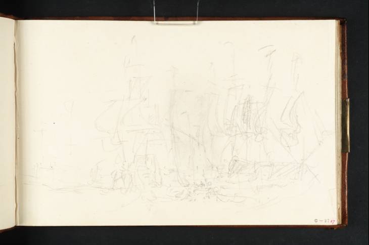Joseph Mallord William Turner, ‘Men-of-War in Portsmouth Harbour’ 1807