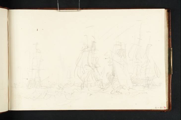 Joseph Mallord William Turner, ‘Men-of-War and Smaller Boats’ 1807