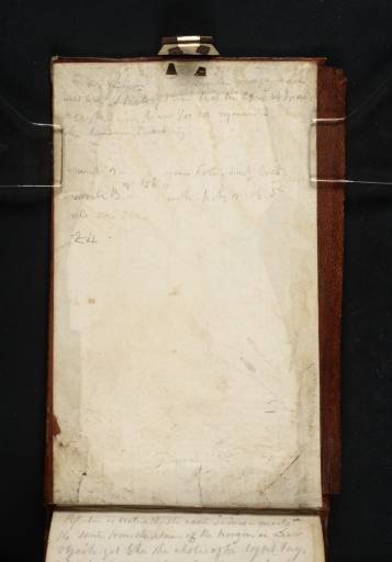Joseph Mallord William Turner, ‘Verses (Inscription by Turner)’ c.1807-8 (Inside back cover of sketchbook)