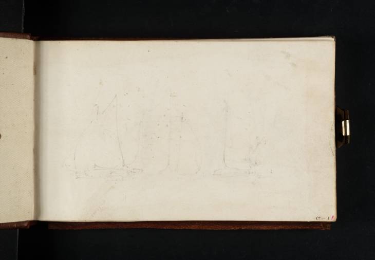 Joseph Mallord William Turner, ‘Three Sailing Boats’ c.1806-14