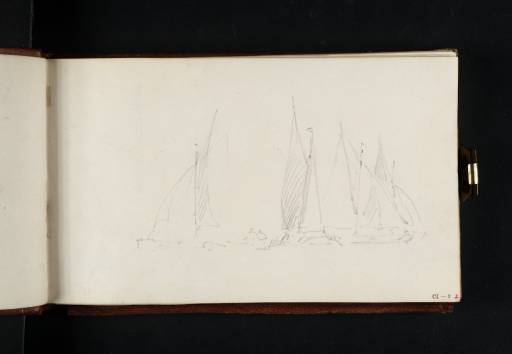 Joseph Mallord William Turner, ‘Four Sailing Boats’ c.1806-14