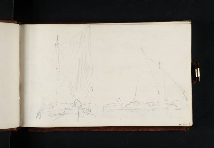 Joseph Mallord William Turner, ‘Two Barges’ c.1806-14