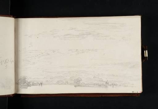 Joseph Mallord William Turner, ‘Sunset over the River Thames’ c.1806-14