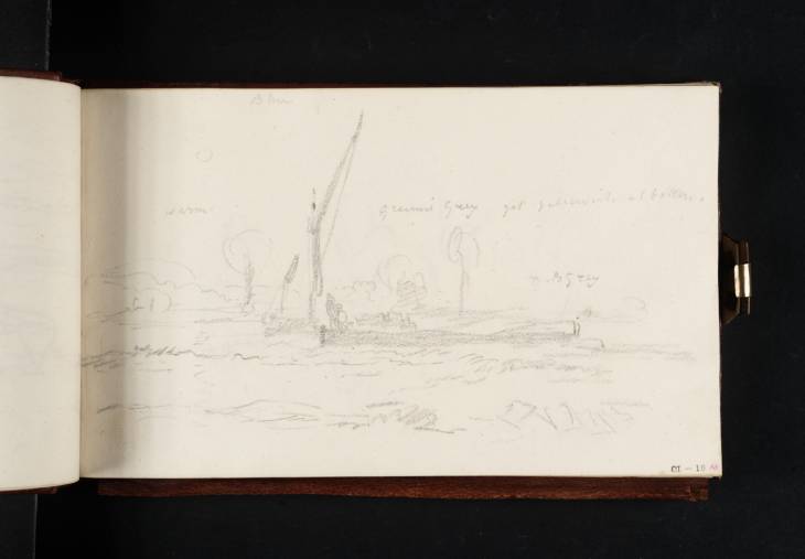 Joseph Mallord William Turner, ‘Thames Barges’ c.1806-14