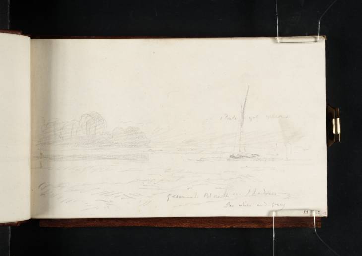Joseph Mallord William Turner, ‘A Barge on the Frozen River Thames’ ?1814
