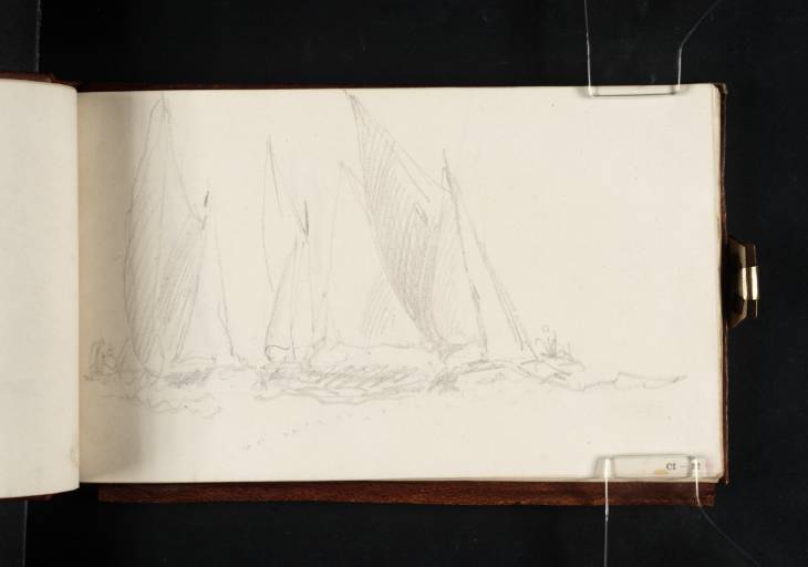 Joseph Mallord William Turner, ‘Four Sailing Barges’ c.1806-14