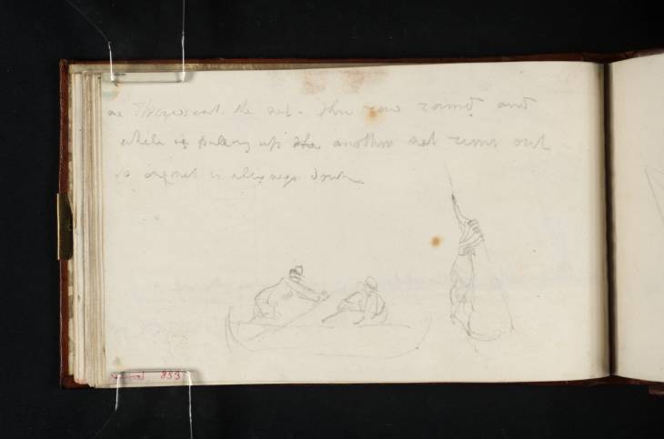 Joseph Mallord William Turner, ‘Fishermen in a Boat’ c.1806-14