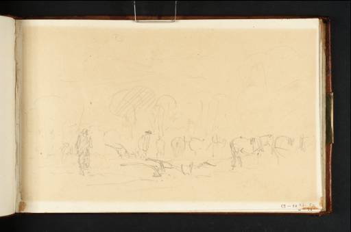 Joseph Mallord William Turner, ‘Ploughing Scene, with Horses’ 1807