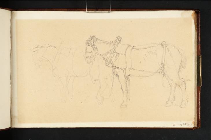 Joseph Mallord William Turner, ‘Two Cart Horses’ 1807