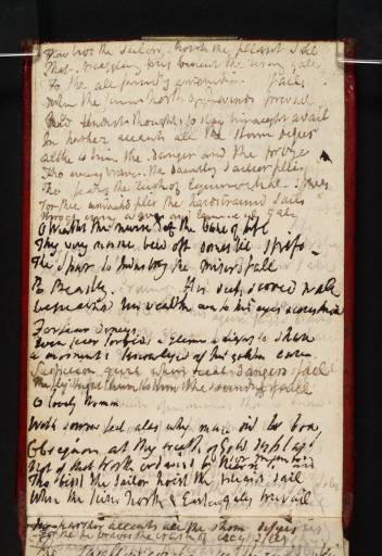 Joseph Mallord William Turner, ‘Verses (Inscription by Turner)’ c.1808