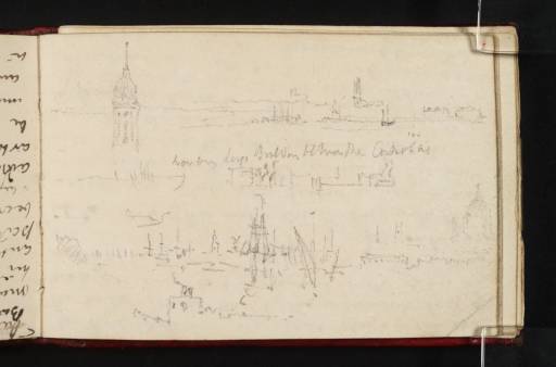 Joseph Mallord William Turner, ‘Three Views of the River Thames and the City, with St Magnus the Martyr and St Paul's Cathedral’ c.1808