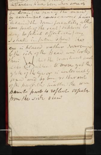 Joseph Mallord William Turner, ‘Notes on Anatomy, Geometry and the Structure of the Eye, for Perspective Lectures (Inscriptions by Turner)’ c.1808