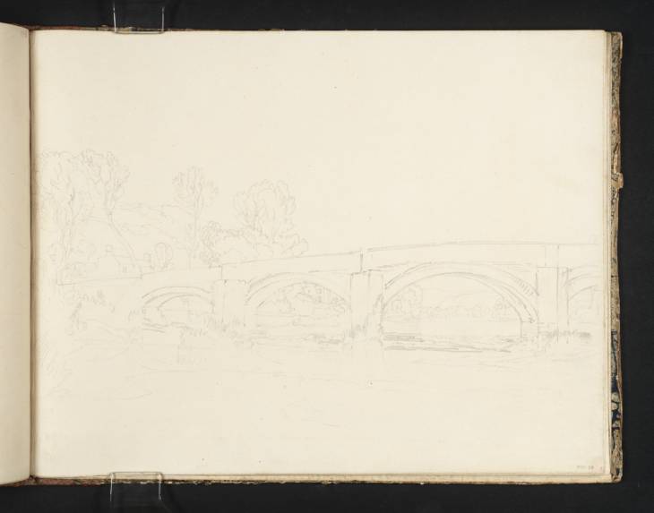 Joseph Mallord William Turner, ‘Three Arches of a Bridge, with Part of a Fourth Showing’ 1808