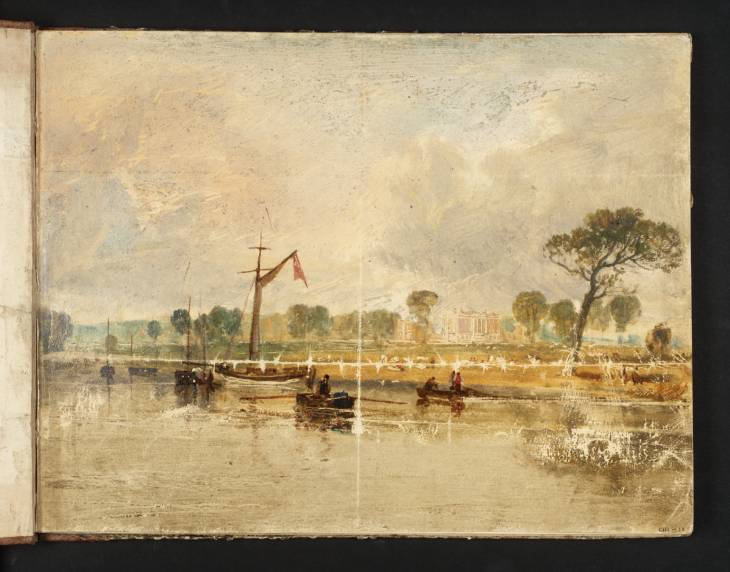 Joseph Mallord William Turner, ‘Tabley House from the Moat’ 1808