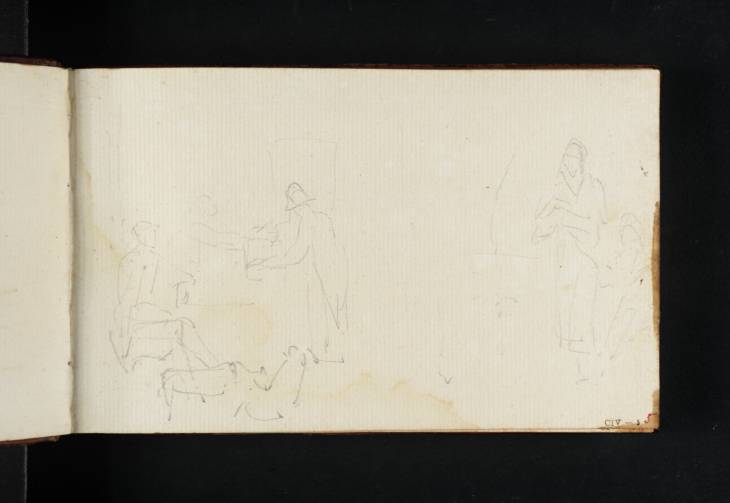 Joseph Mallord William Turner, ‘A Rustic Interior, with Figures’ 1808