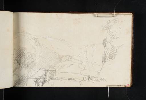 Joseph Mallord William Turner, ‘The Corwen-Betws-y-Coed Road near Glyn Diffwys, Looking Towards Pont-y-Glyn’ 1808