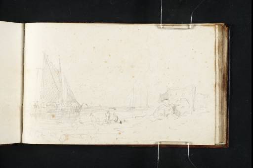 Joseph Mallord William Turner, ‘Cattle on the Bank of a River, with Boats Passing’ 1808