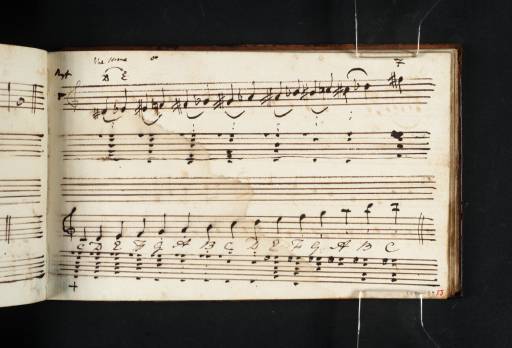Joseph Mallord William Turner, ‘Music (Inscriptions by Turner)’ 1808